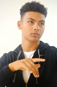 Portrait of young man