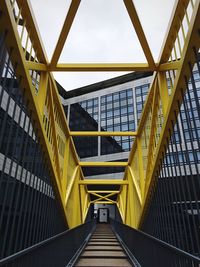 Steps leading towards modern building