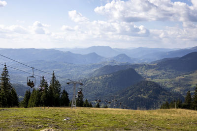 Panoramic view of landscape against sky