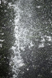 Full frame shot of frozen water