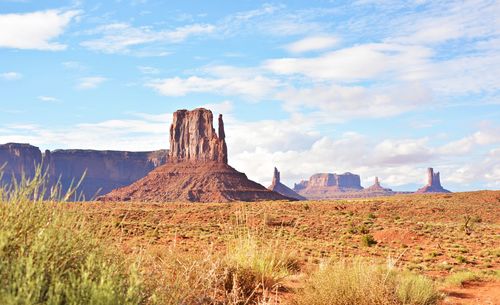 Panoramic view of landscape against sky