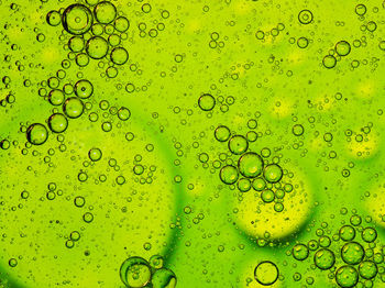 Full frame shot of bubbles in water