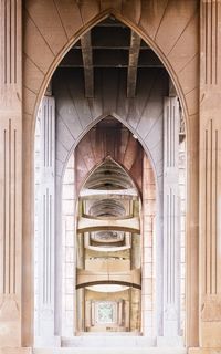 Entrance of historic building