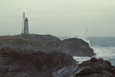 Famous stokksnes lighthouse landscape photo