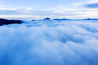 Low angle view of clouds in sky