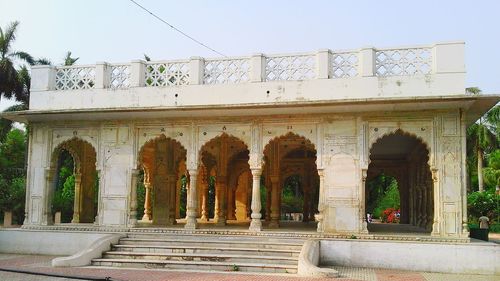 Low angle view of gate