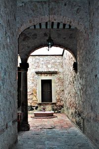 Entrance of old building