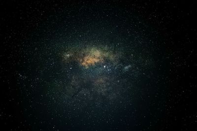 Star field against sky at night