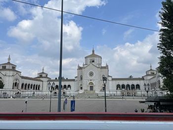 Buildings against sky in city