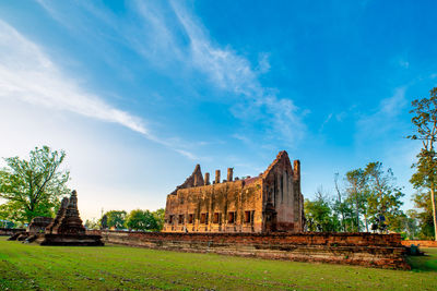 Old ruins against sky