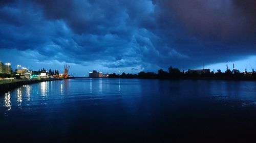 View of city at waterfront