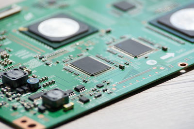 Close-up of circuit board