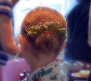 Close-up portrait of a baby girl