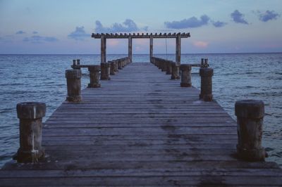 Jetty leading to sea