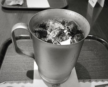 Close-up of coffee cup