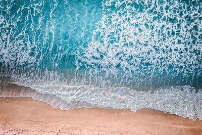 Full frame shot of ocean waves