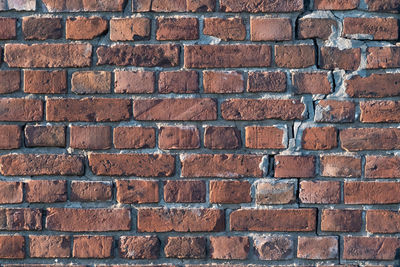 Full frame shot of brick wall
