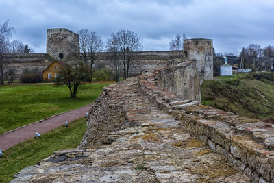 Old ruins against sky