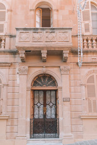 Facade of old building