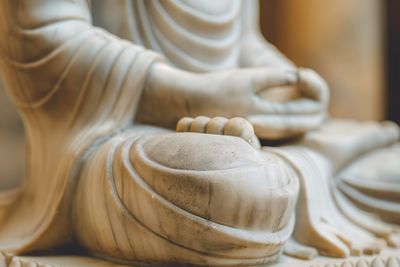 Close-up of buddha statue