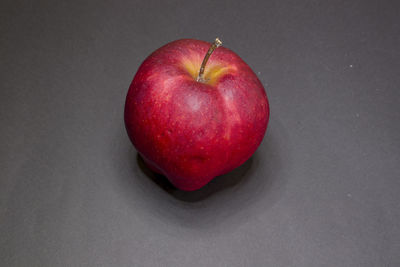 Close-up of apple against white background