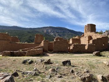 Old ruins of building