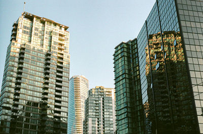 Vancouver skyline shot on film 