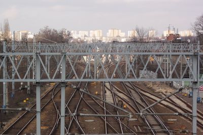 Bridge over river in city