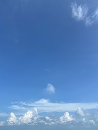 Low angle view of clouds in sky