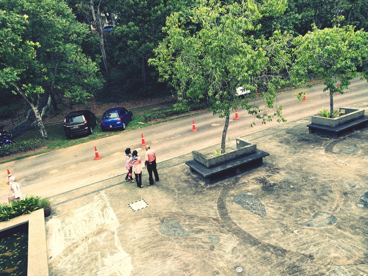 GROUP OF PEOPLE IN THE PARK