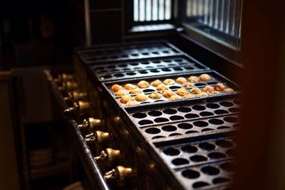 Close-up of food on table