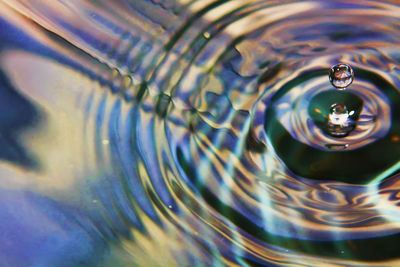 Close-up of rippled water