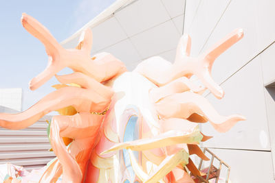 Low angle view of statue