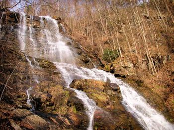 River flowing through rocks