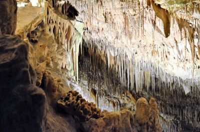 Low angle view of cave