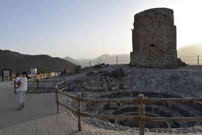 View of historic building against sky