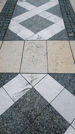 Full frame shot of tiled floor