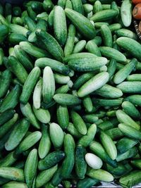 Full frame shot of vegetables for sale at market stall