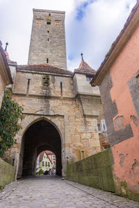 View of old building against sky