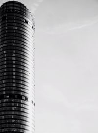 Low angle view of skyscrapers against sky