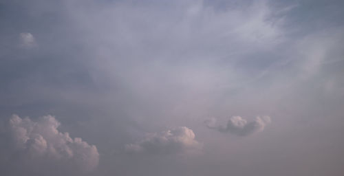 Low angle view of clouds in sky