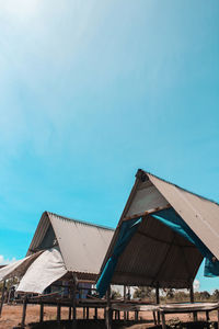 Low angle view of building against sky