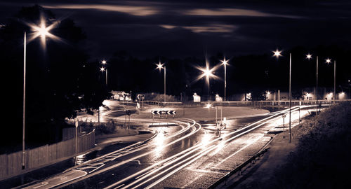 Road at night