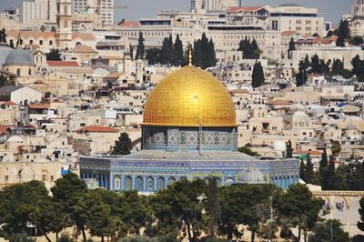 Golden view of jerusalem