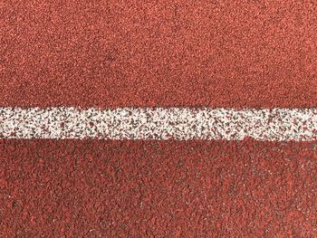 Full frame shot of running track