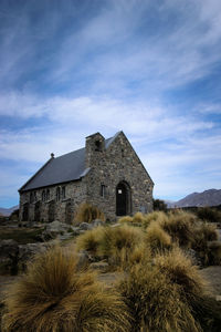 Built structure on countryside landscape