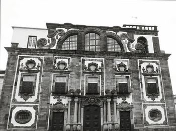 Low angle view of old building