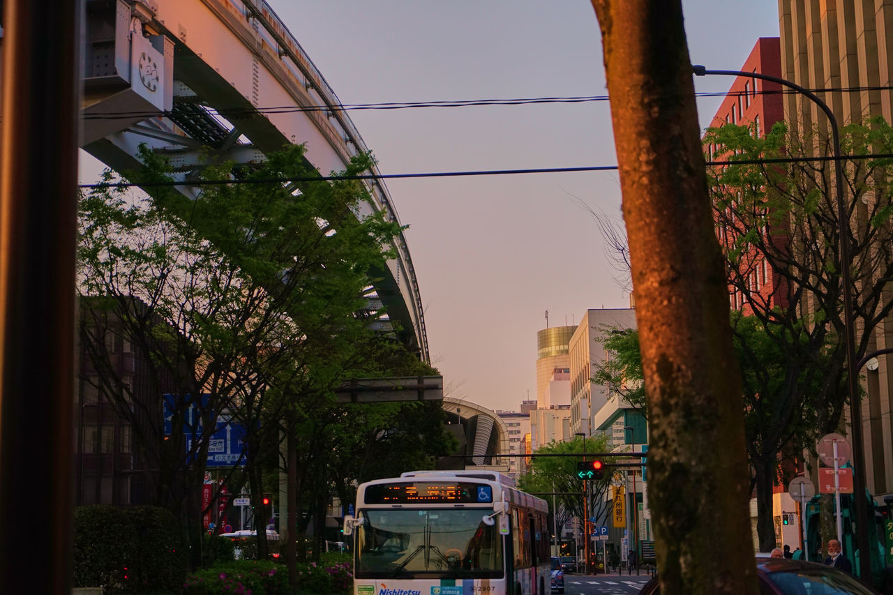 STREET AMIDST BUILDINGS IN CITY