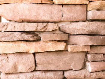 Full frame shot of stone wall