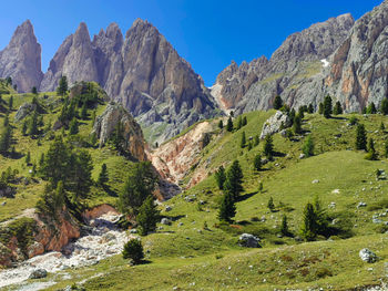 Alpine  landscape in the dolomites
